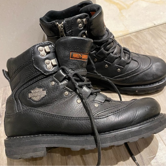 Harley-Davidson Other - Trendy RETRO/MOTO/combat style motorcycle Harley Davidson vintage boots